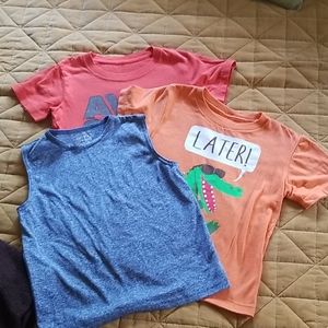 Lot.of boys summer tops size 4t